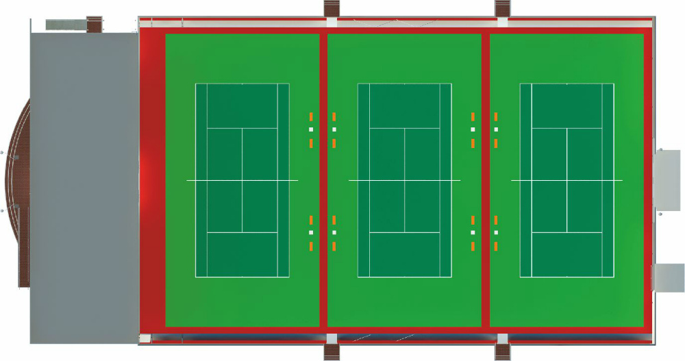 Теннисные корты в Чите