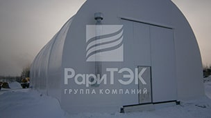 Hangar 16x10x7 m., For storage and repair of vehicles, Republic of Sakha-Yakutia.